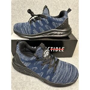 Indestructible Ryder Blue Steel Toe Work Safety Shoes Sneakers Mens‎ Size 7